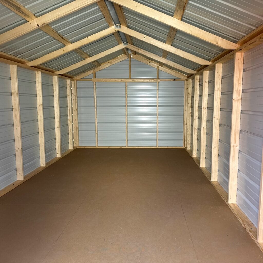 10x16 value shed inside
