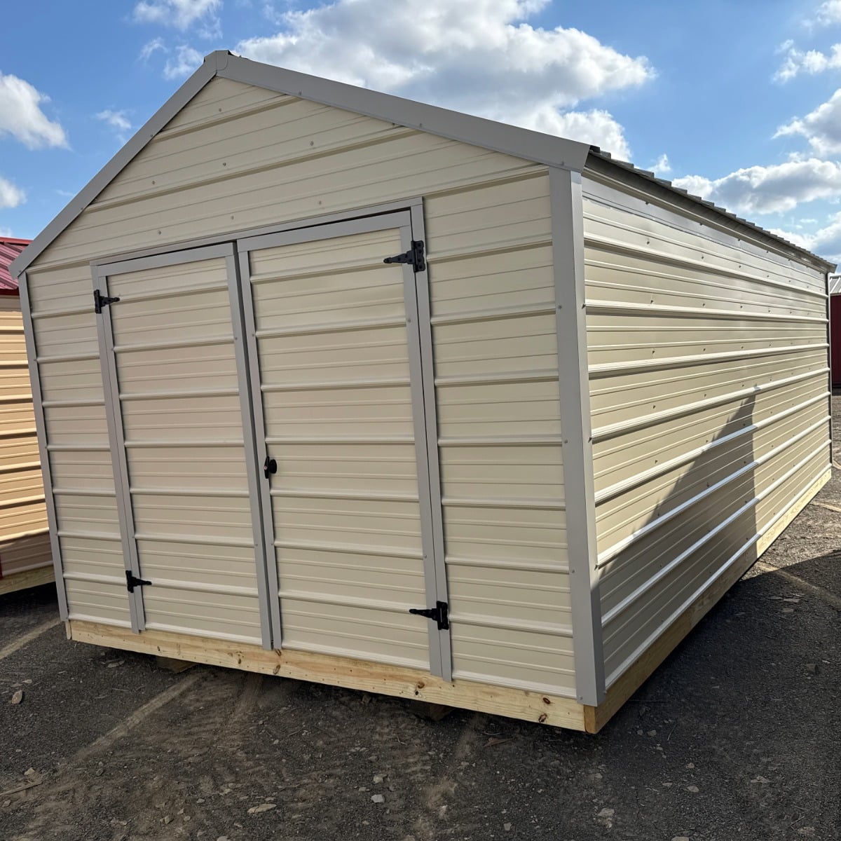 10×16 Metal Value Shed | Burnett Affordable Buildings