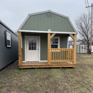 12x40 lofted porch cabin