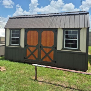 8x16 side lofted barn