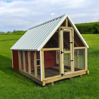 Economy Chicken Coop 8x16