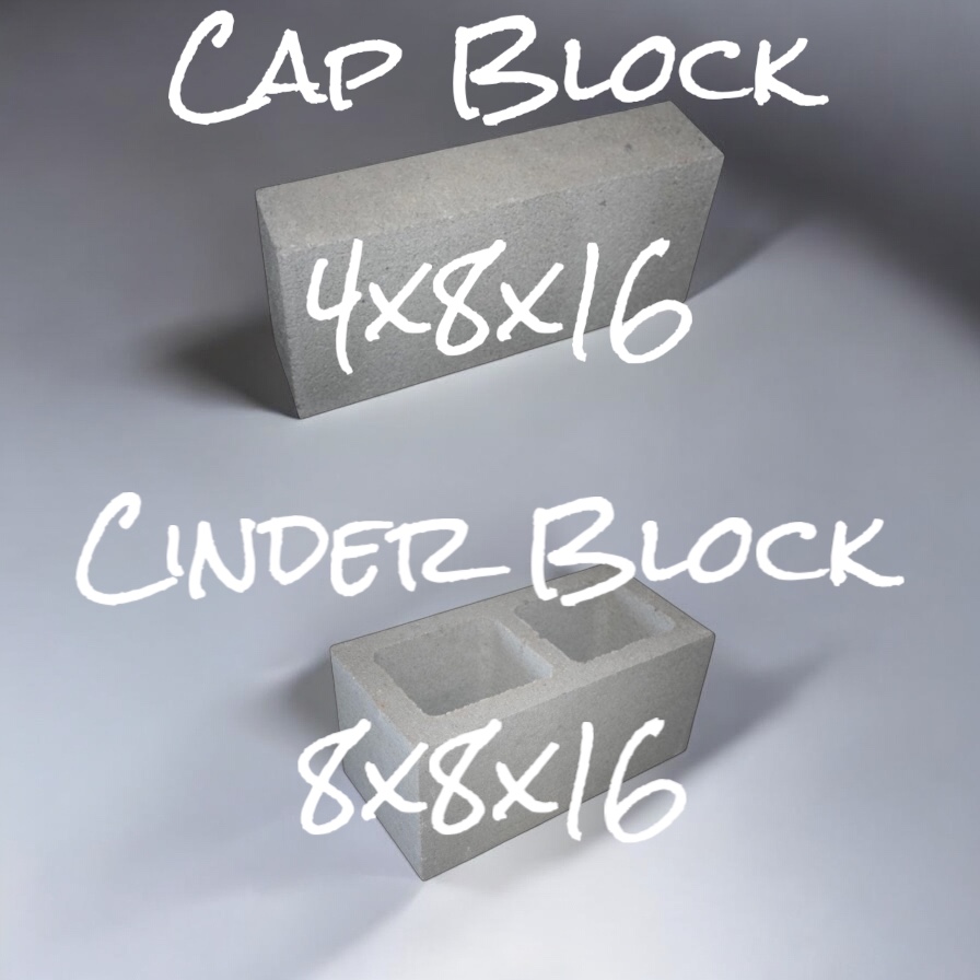 Cap block Cinder Block | Burnett Affordable Buildings