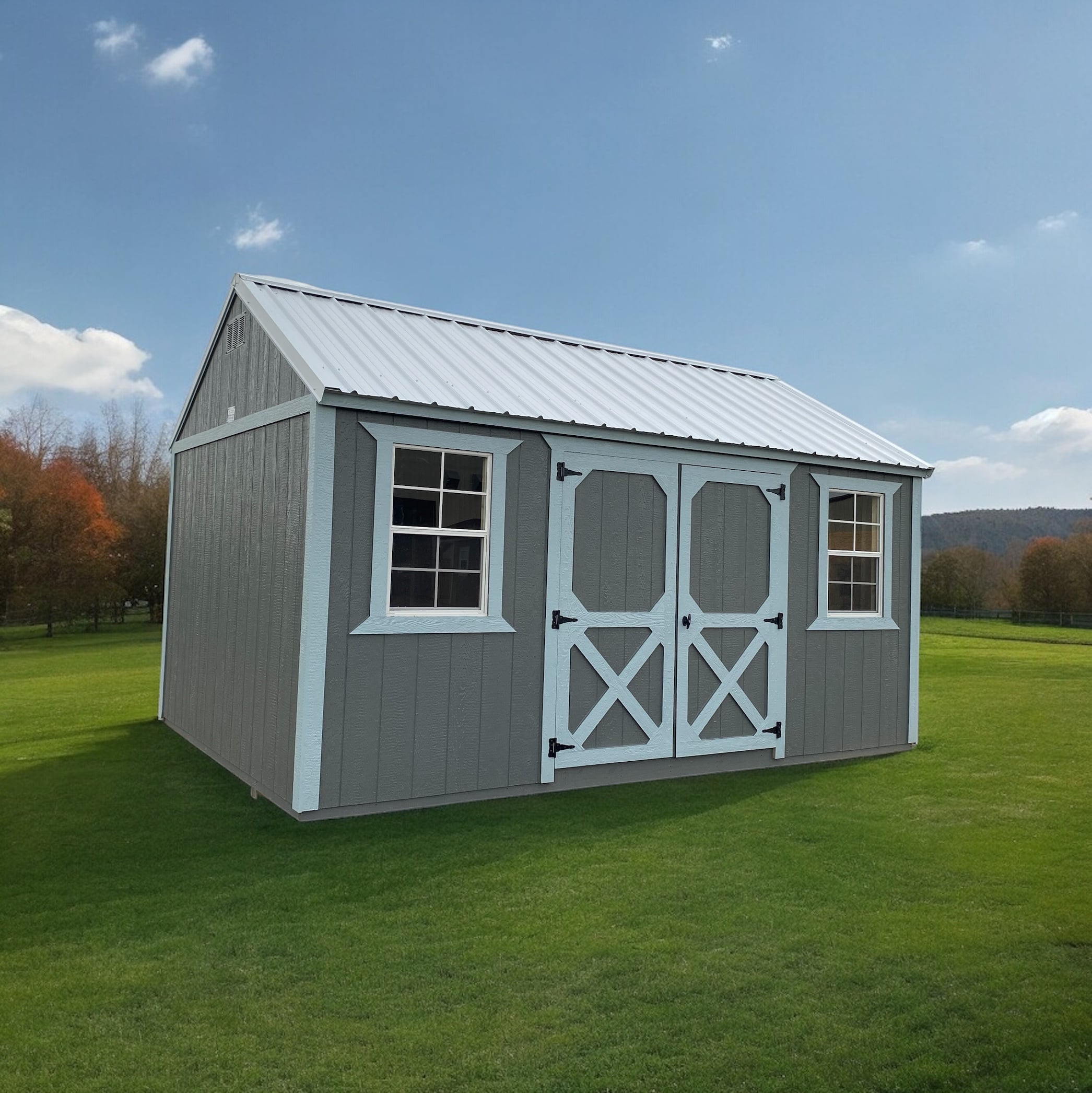 Side utility shed | Burnett Affordable Buildings