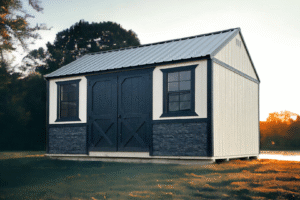 Side utility with rock
